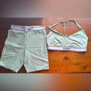 Sporty & Rich Biker Short & Bralette